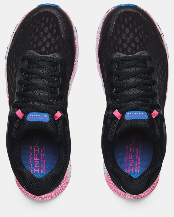 Women's UA HOVR™ Infinite 3 Running Shoes in Black image number 2